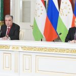 Суханронии Президенти Ҷумҳурии Тоҷикистон Эмомалӣ Раҳмон дар нишасти матбуотӣ аз рӯи натиҷаҳои сафари расмӣ ба Федератсияи Русия